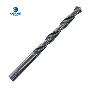 柔らかい金属の訓練のために造られるHSSの金属の穴あけ工具の黒の終わりロール